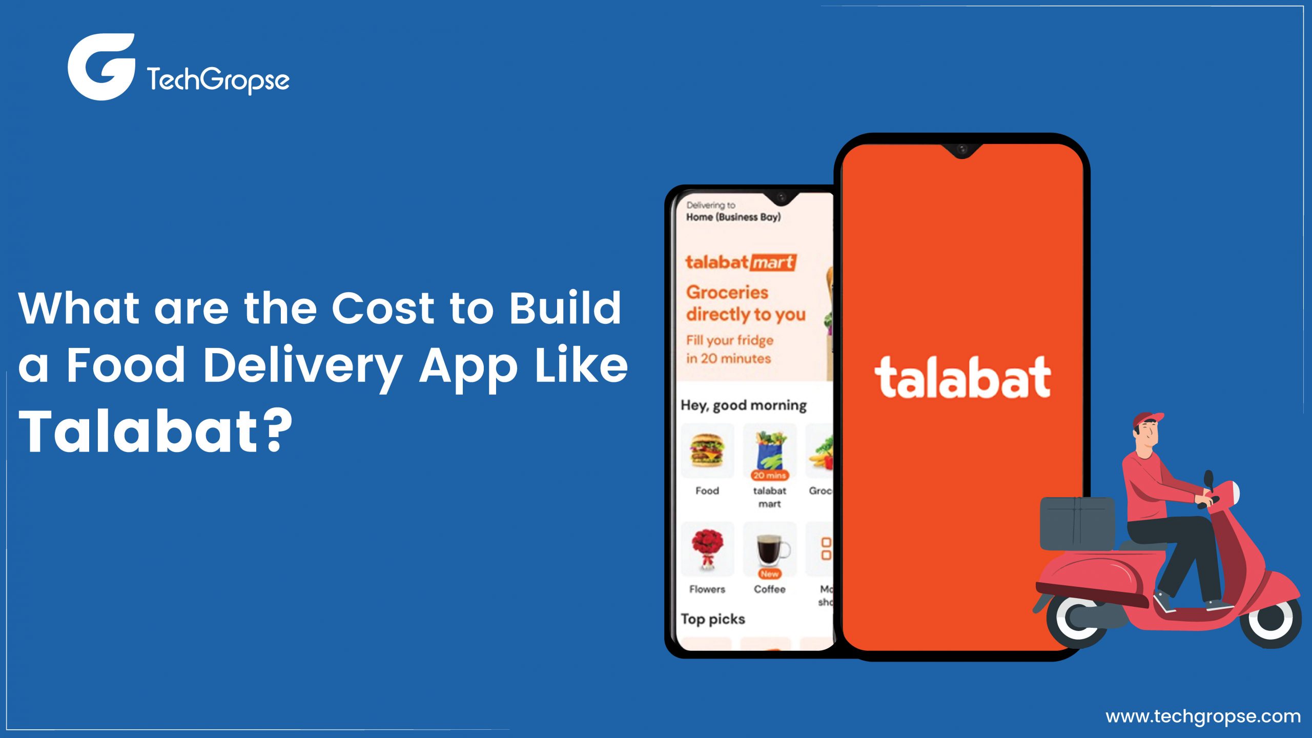 What is the Cost to Build a Food Delivery App Like Talabat?