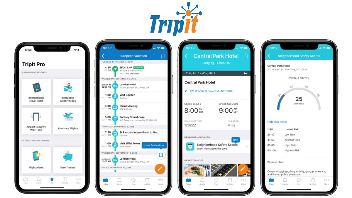 travel organizer app development