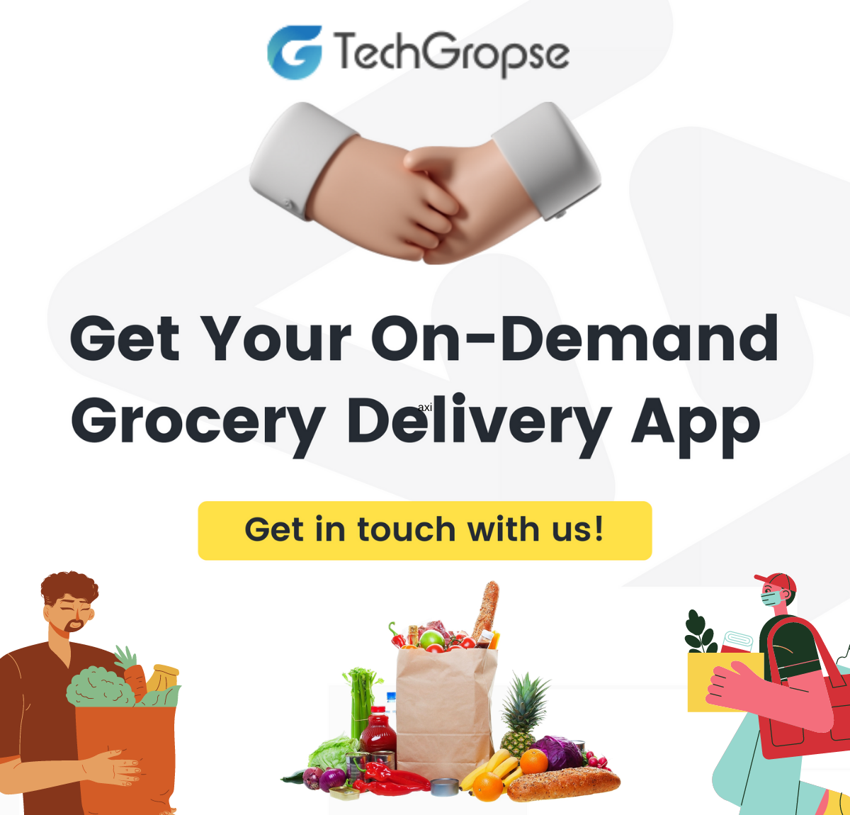 on demand grocery app development company techgropse