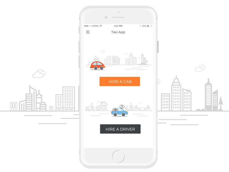 car rental app development cost