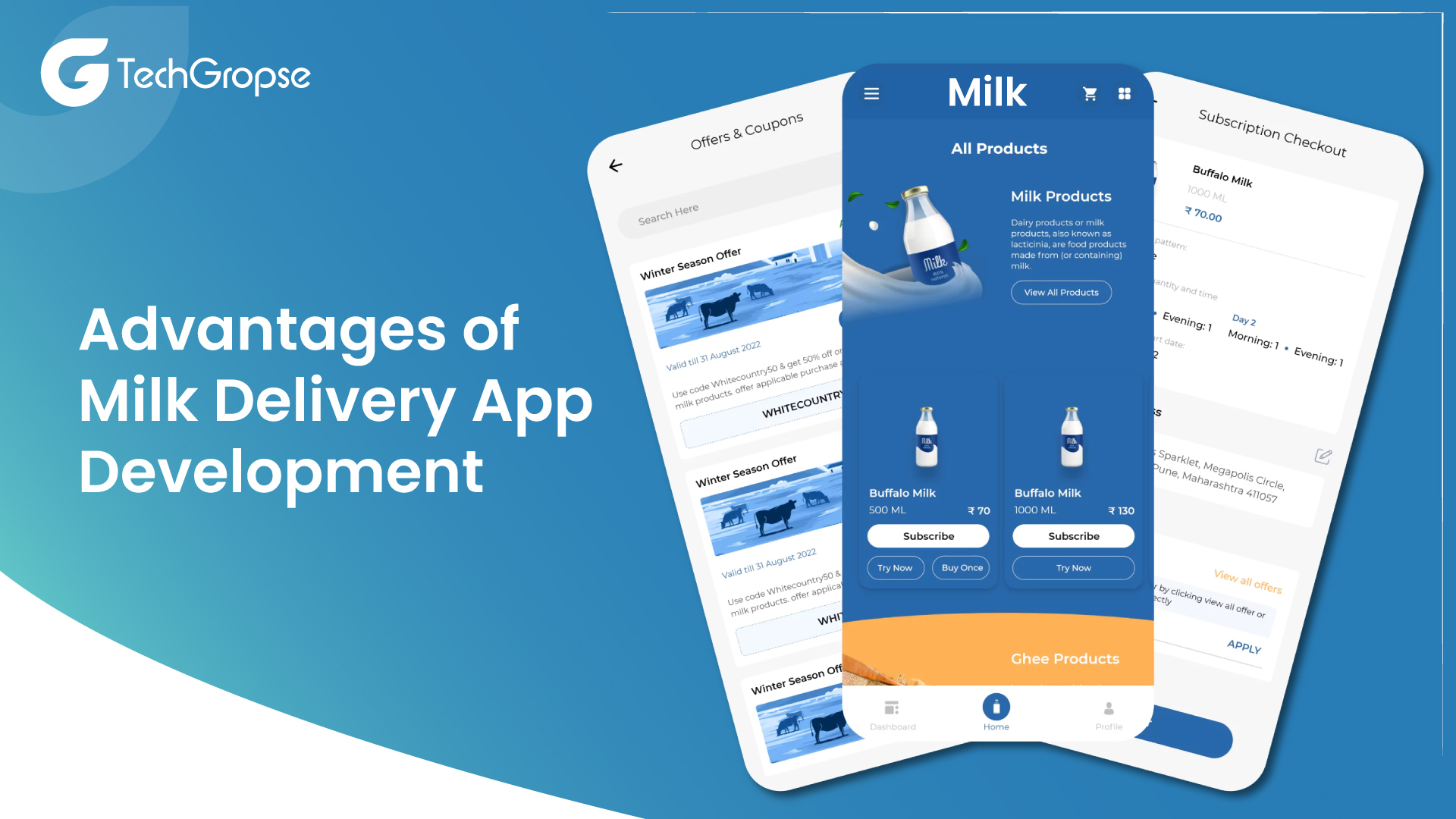 Advantages of Milk Delivery App Development