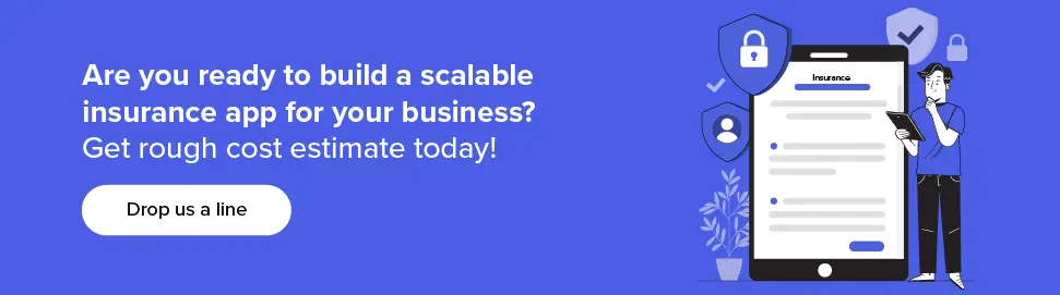 insurance app development cta
