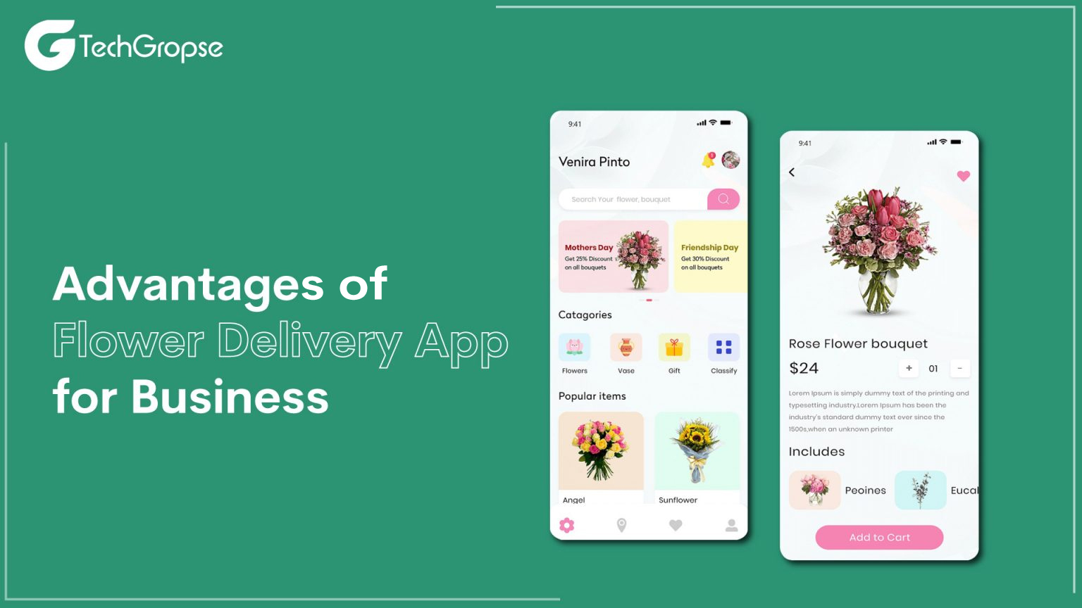 advantages of flower delivery app