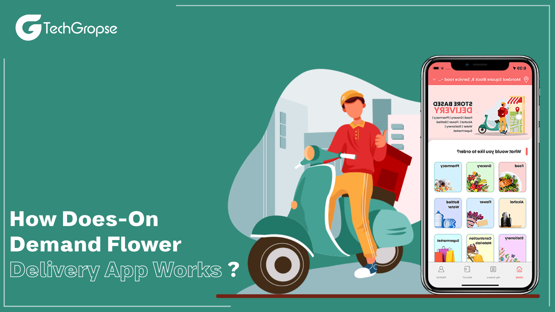 build a flower delivery app 