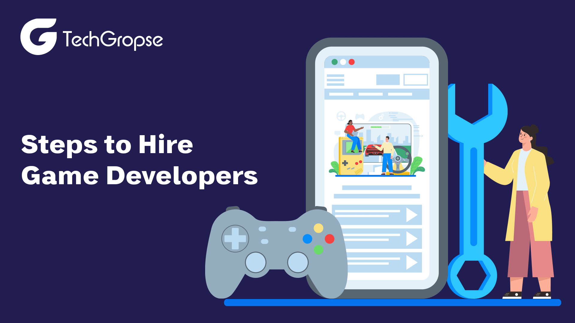 Steps to Hire Game Developers