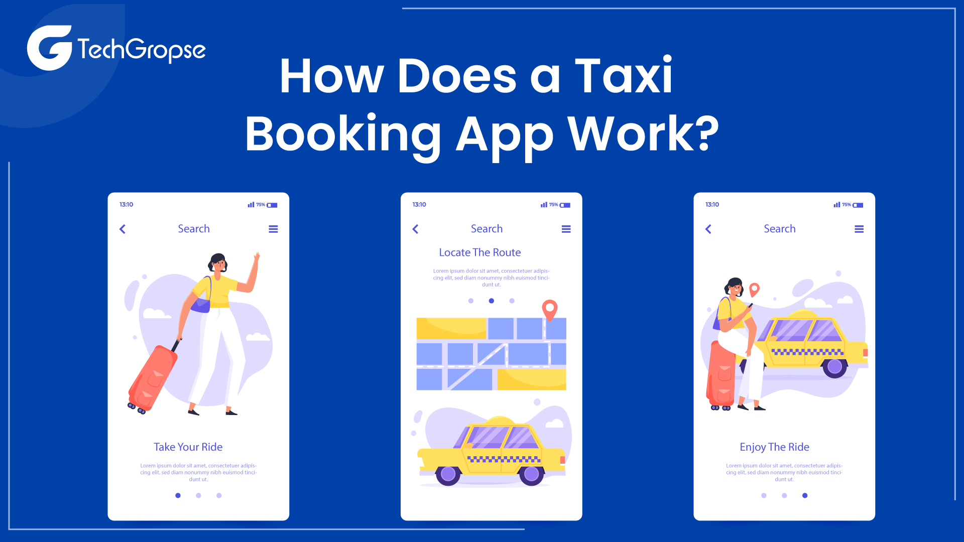 How Does a Taxi Booking App Work?