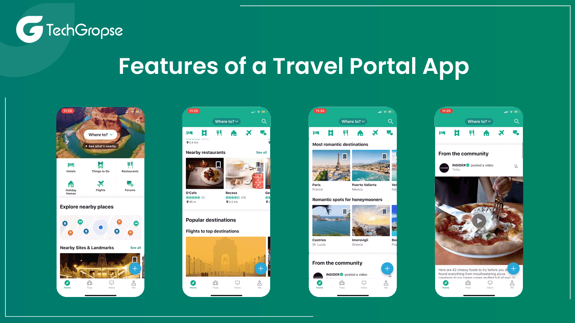 Features of a Travel Portal App