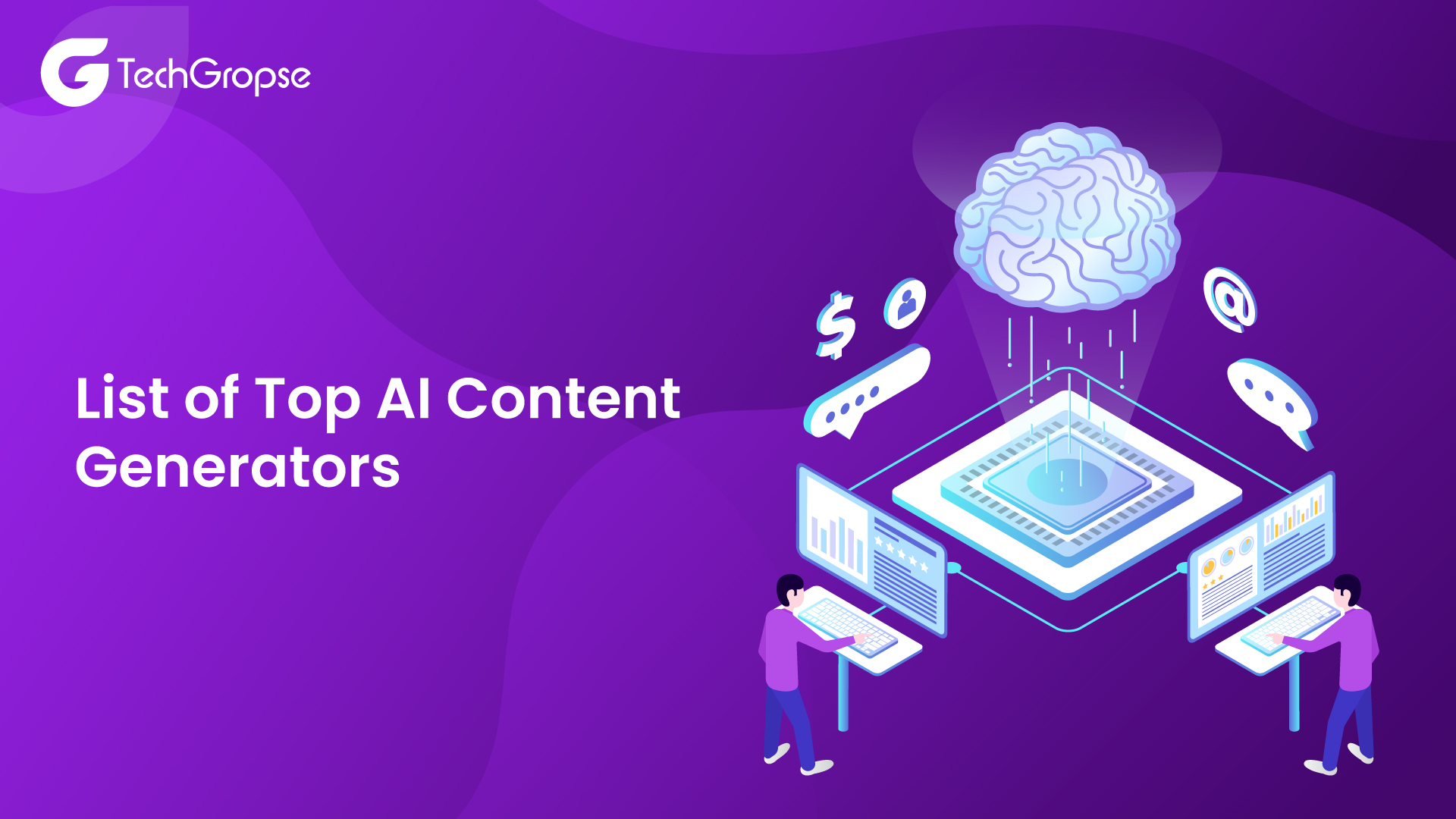 List of Top AI Content Generators 