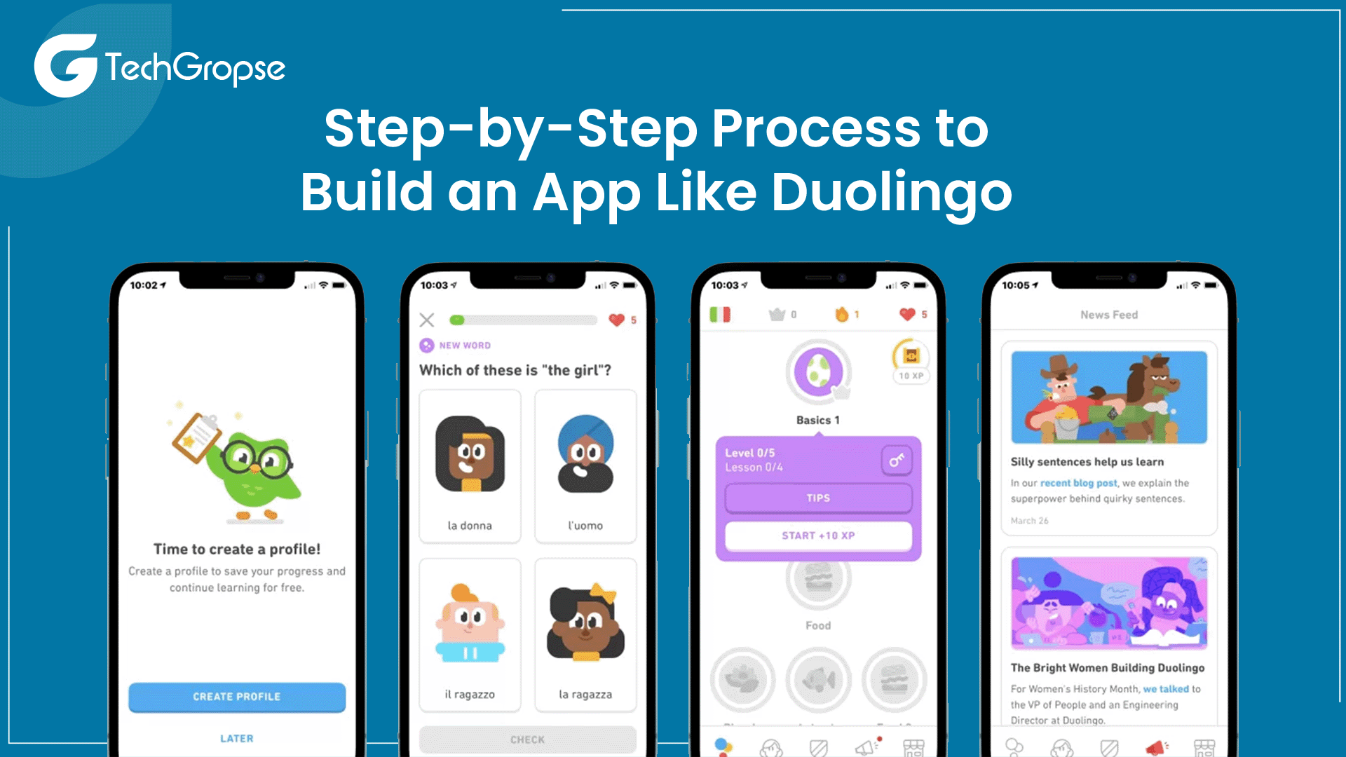 Step-by-Step Process to Build an App Like Duolingo