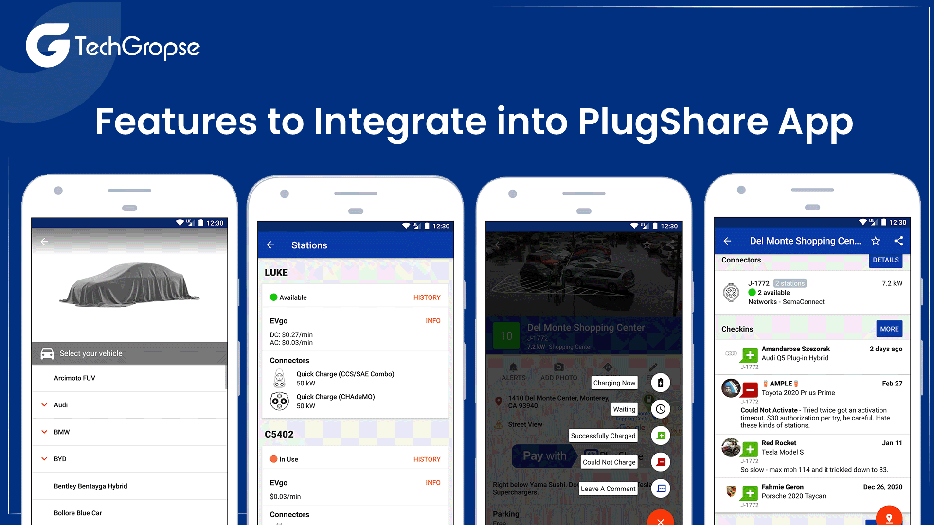 Features to Integrate into PlugShare App