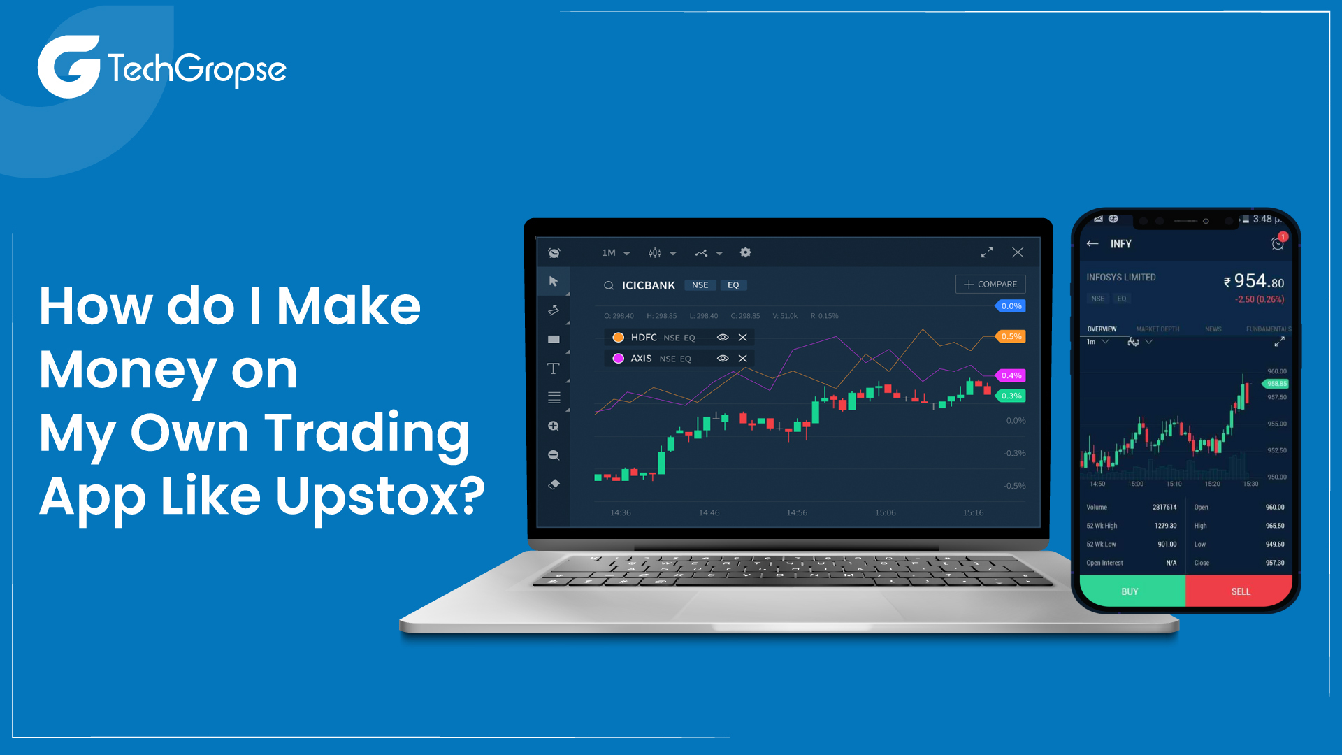 How do I Make Money on My Own Trading App Like Upstox?