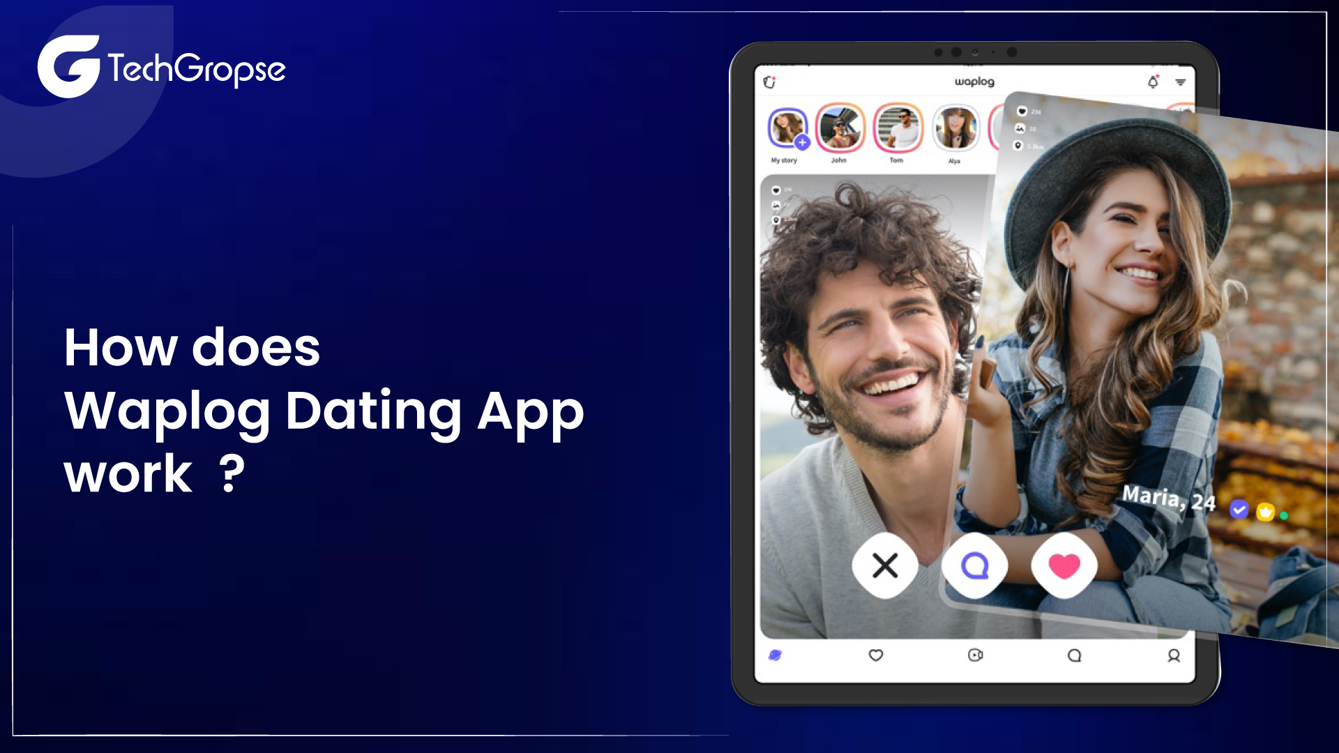 How does Waplog Dating App work?