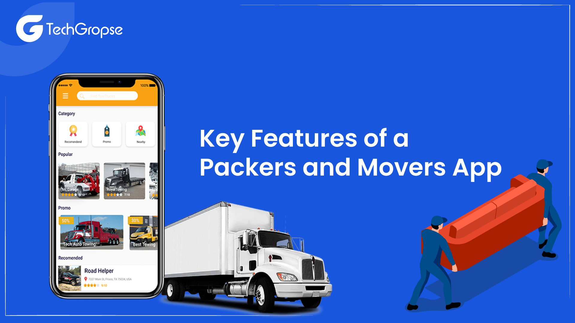 Key Features of a Packers and Movers App
