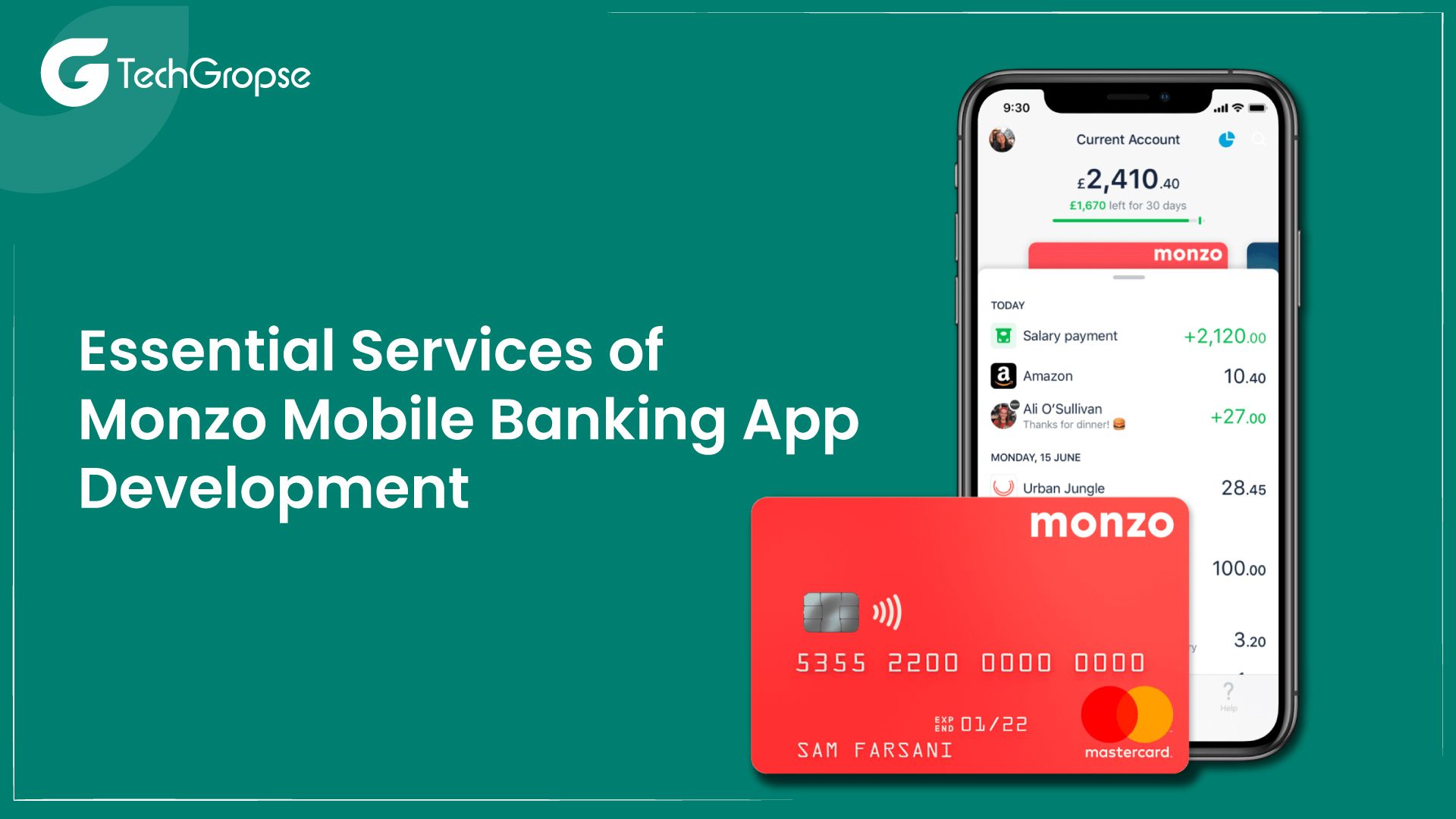 Essential Services of Monzo Mobile Banking App Development