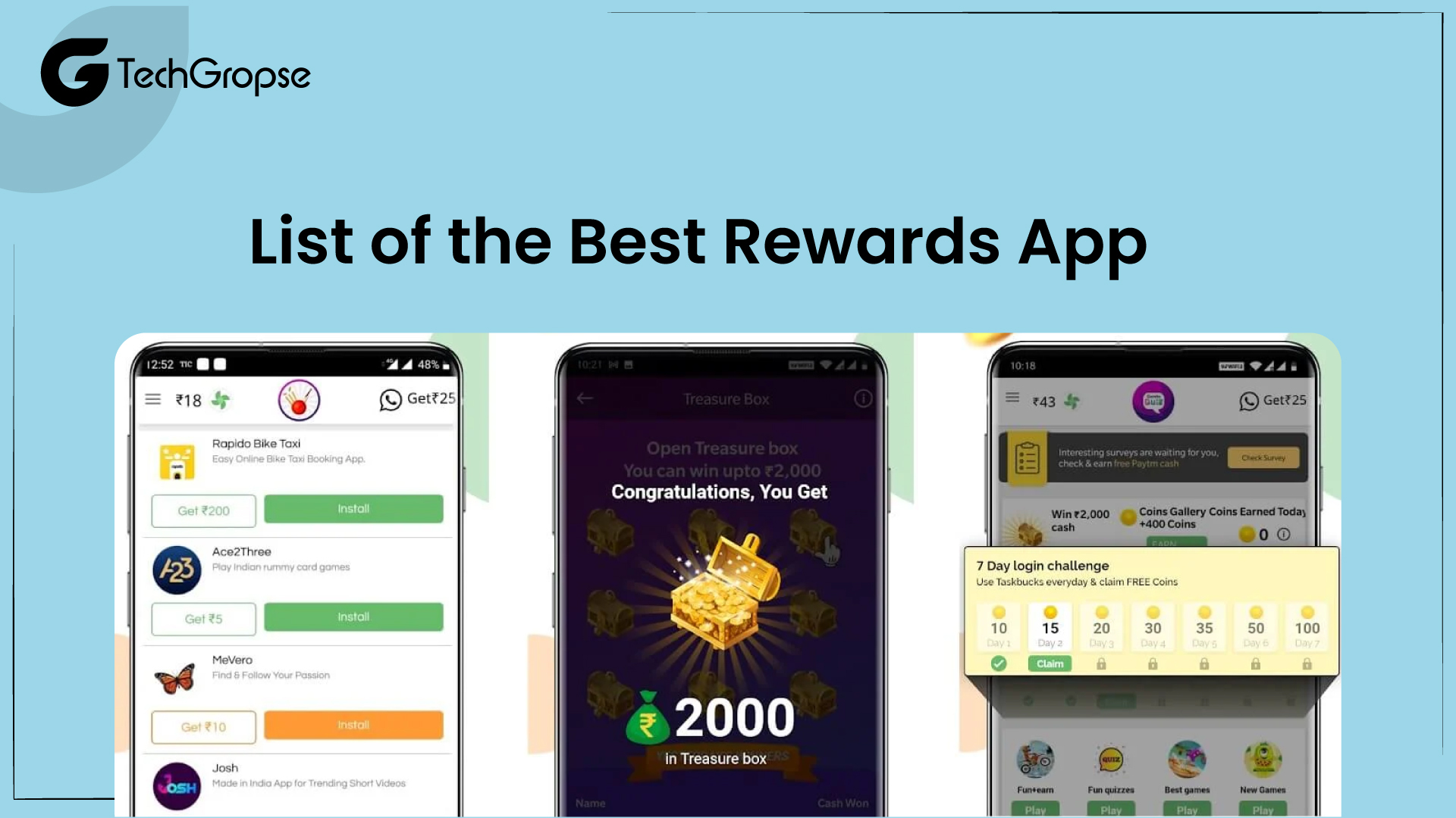 List of the Best Rewards App
