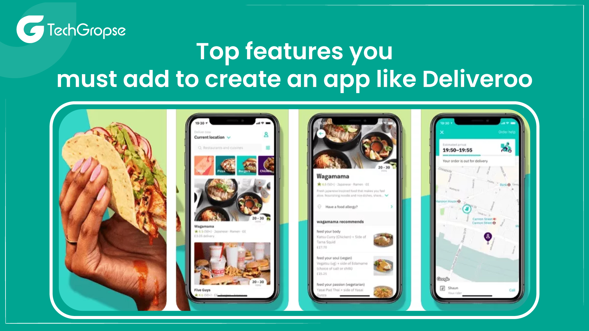 Top Features you Must Add to Create an App Like Deliveroo