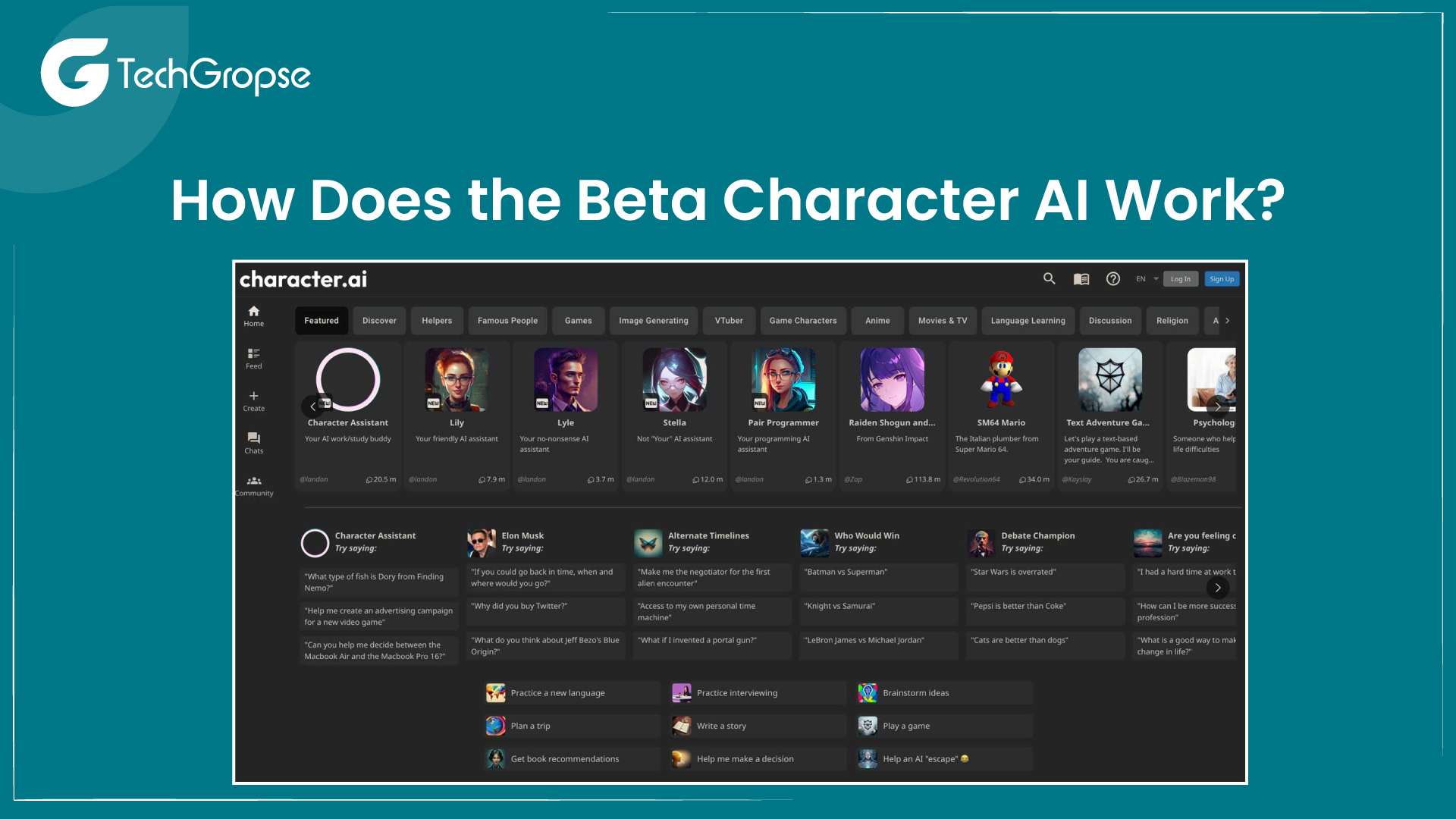 How Does the Beta Character AI Work?