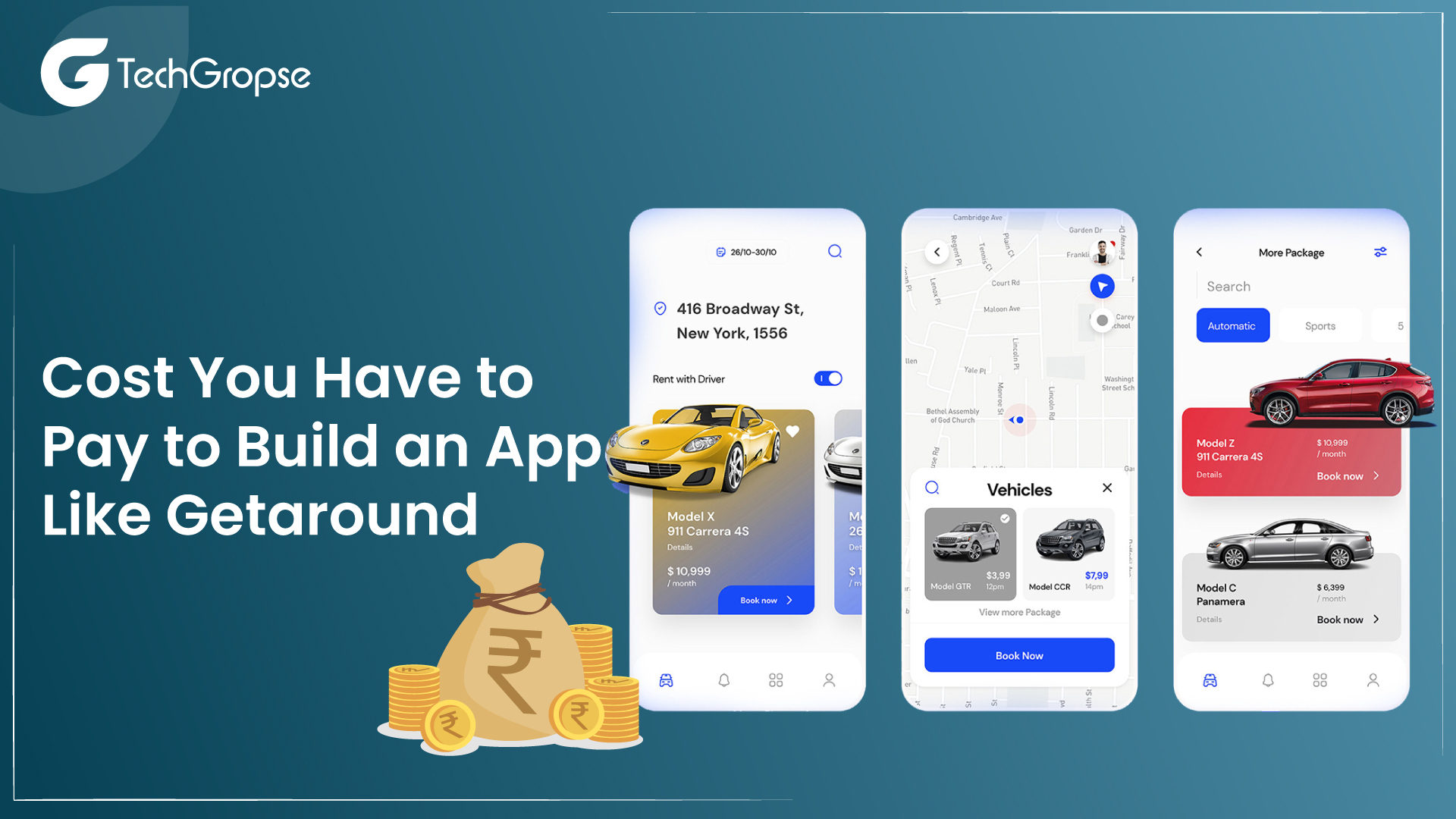 Cost You Have to Pay to Build an App Like Getaround