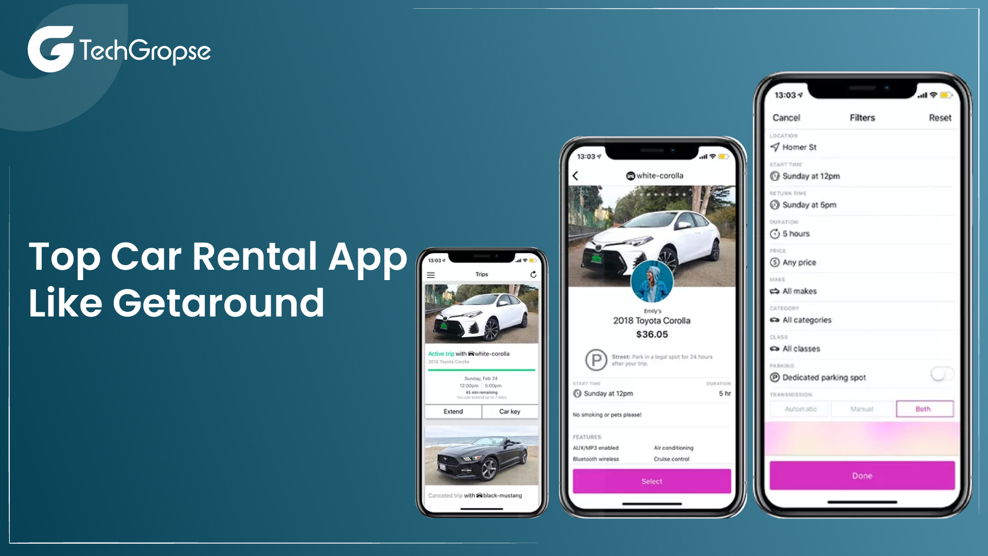 Top Car Rental App Like Getaround