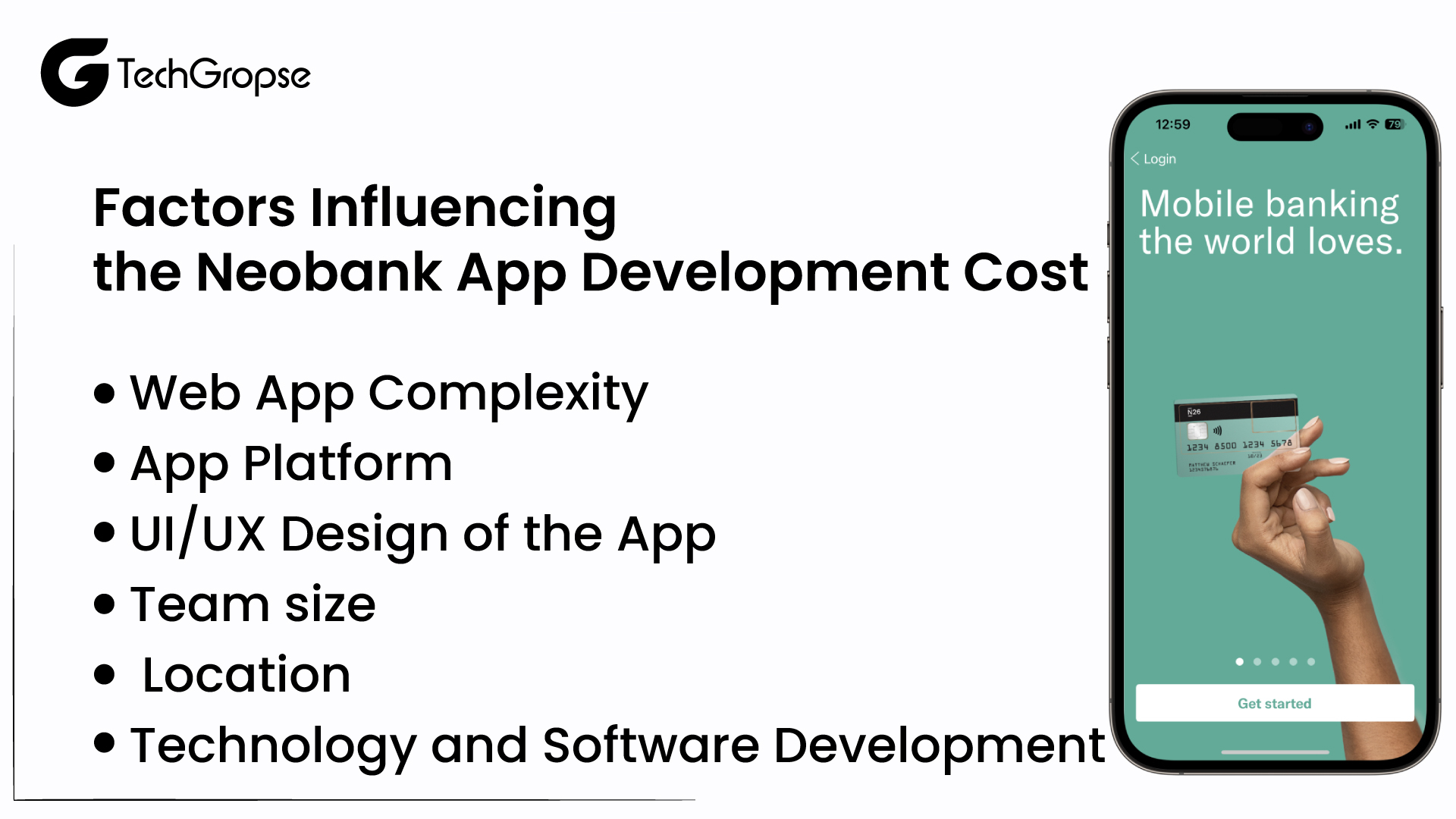 Factors Influencing the Neobank App Development Cost