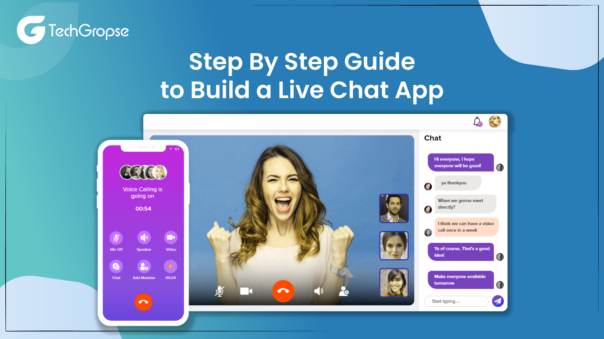 Step By Step Guide to Build a Live Chat App