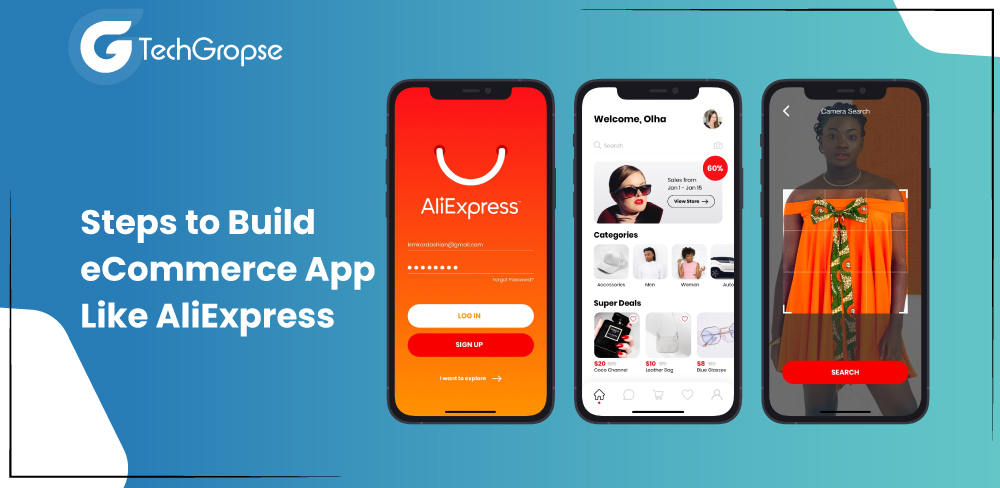 Steps to Build eCommerce App Like AliExpress
