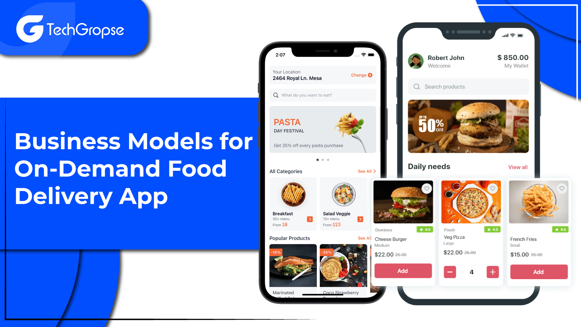 Business Models for On-Demand Food Delivery App
