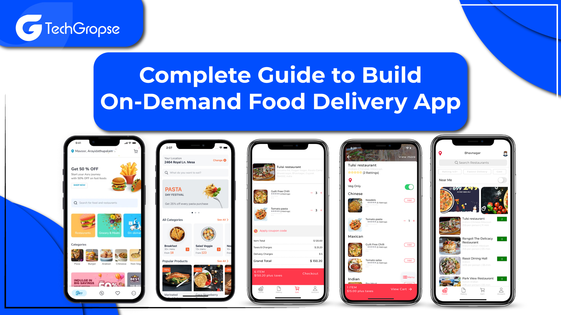 Complete Guide to Build On-Demand Food Delivery App