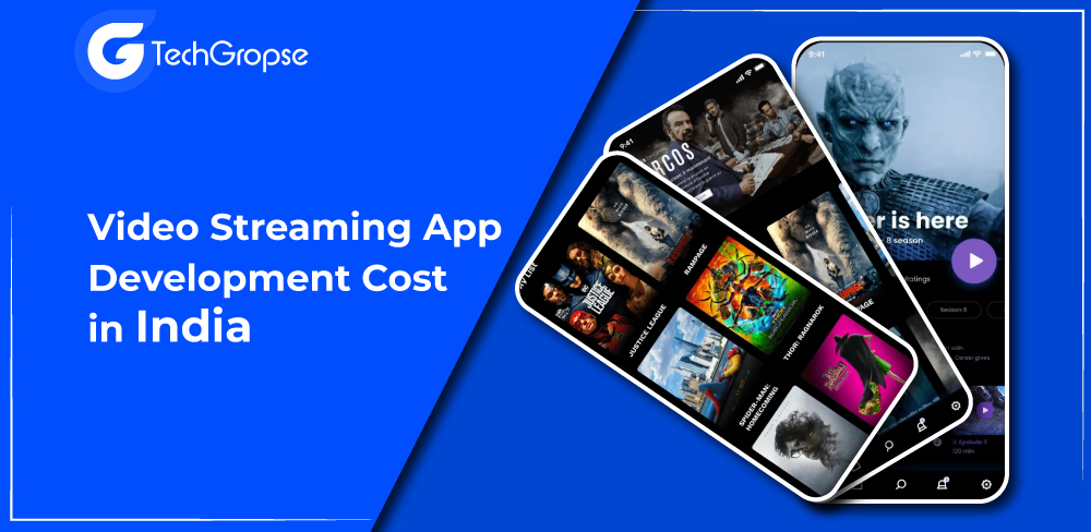 Video Streaming App Development Cost in India