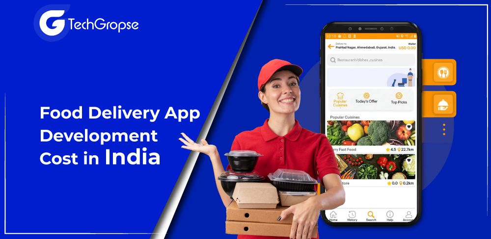 Food Delivery App Development Cost in India