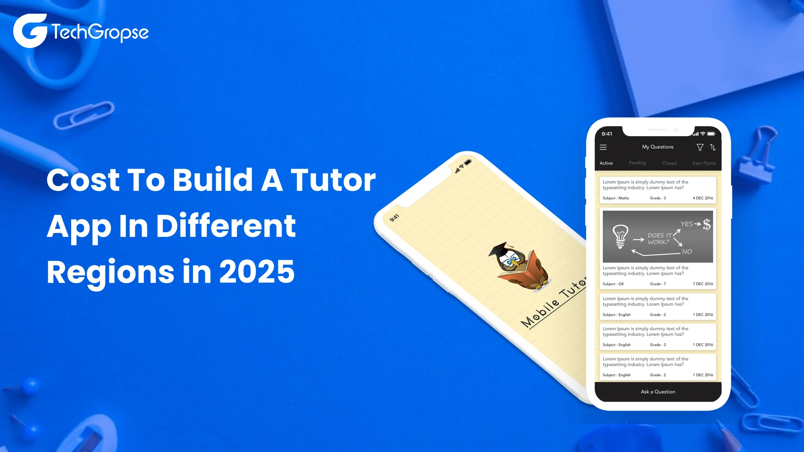 Tutor App Development Costs