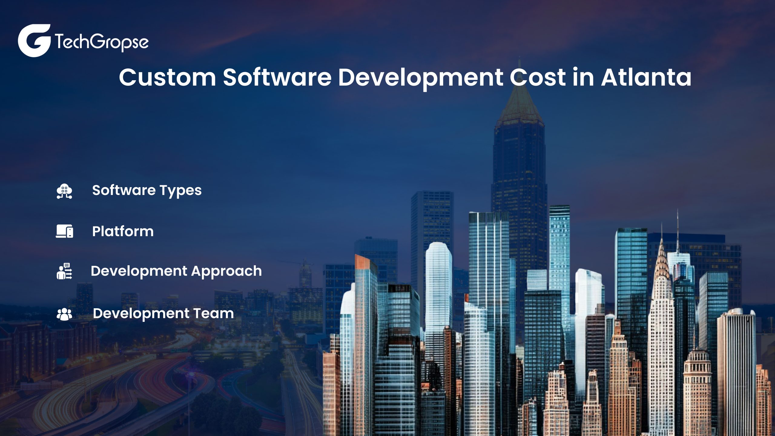 Custom Software Development Cost in Atlanta - TechGropse