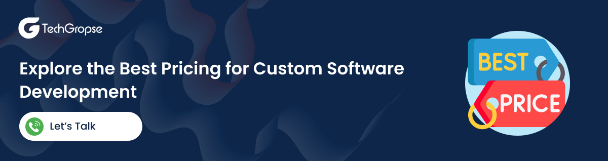 Explore the Best Pricing for Custom Software Development - TechGropse