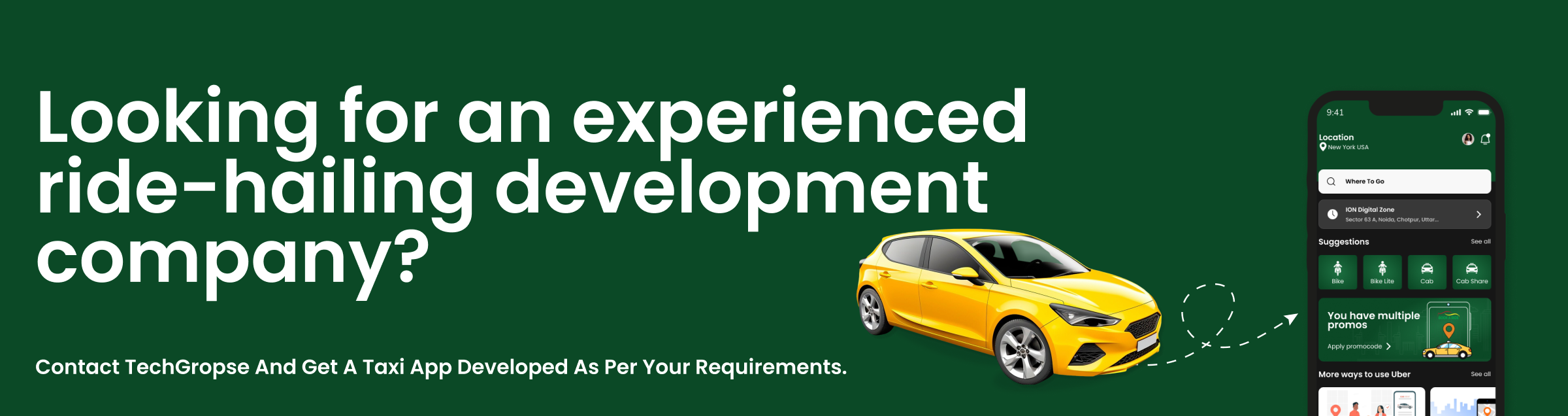 Looking for an experienced ride-hailing development company_