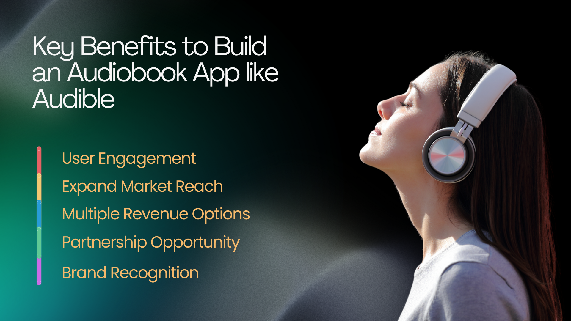 Key Benefits to Build an Audiobook App like Audible