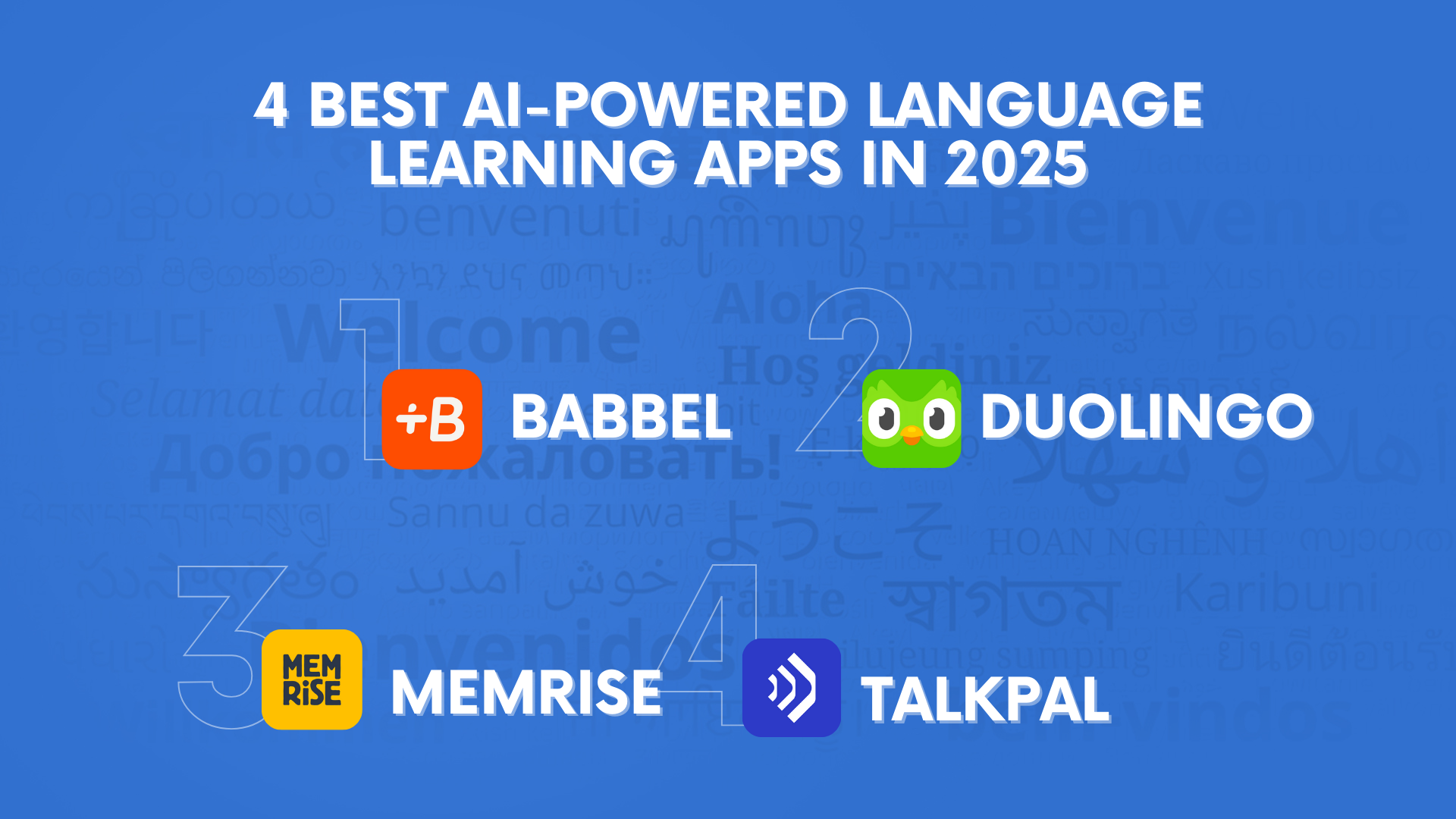 4 Best AI-Powered Language Learning Apps in 2025