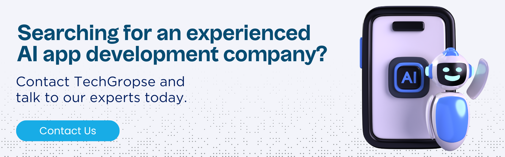 Searching for an experienced AI app development company