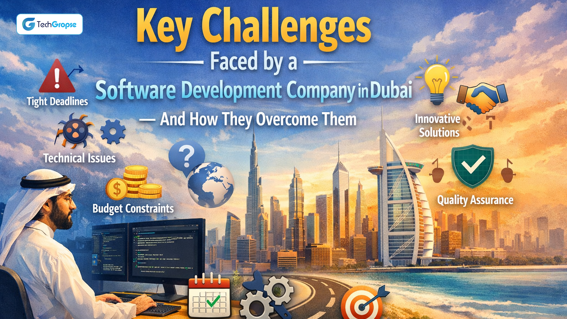 Key Challenges Faced by a Software Development Company in Dubai — And How They Overcome Them