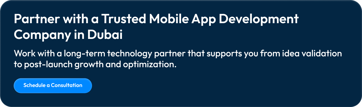 Partner with a Trusted Mobile App Development Company in Dubai