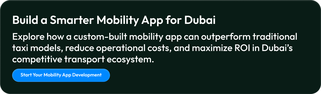 Build a Smarter Mobility App for Dubai
