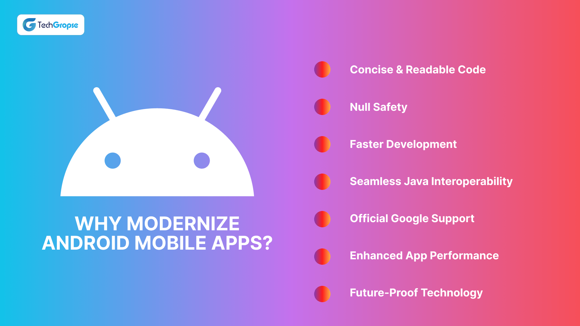 Why Modernize Android Mobile Apps