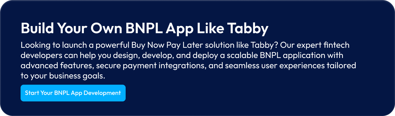 Build Your Own BNPL App Like Tabby
