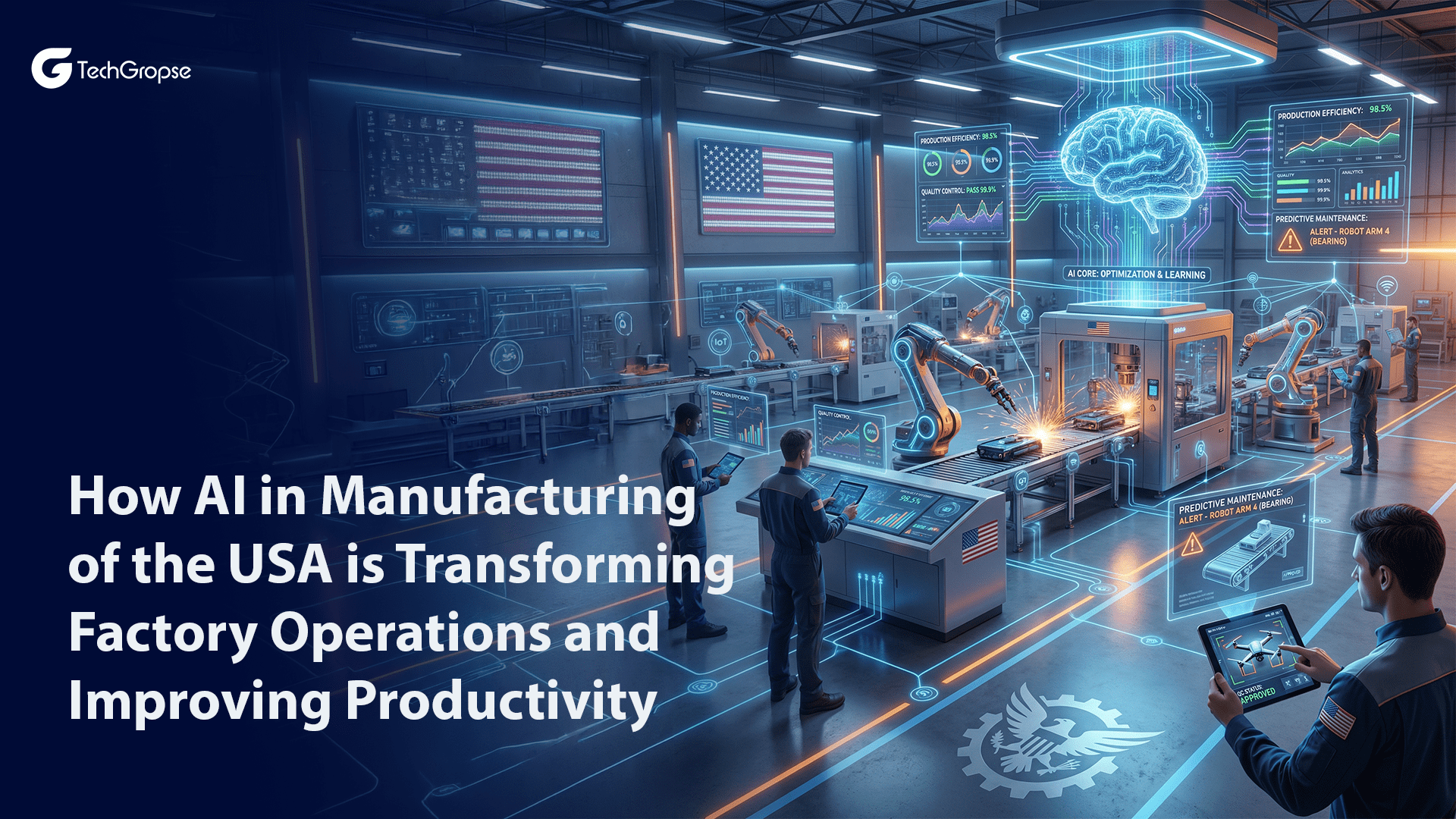 How AI in Manufacturing of the USA is Transforming Factory Operations and Improving Productivity