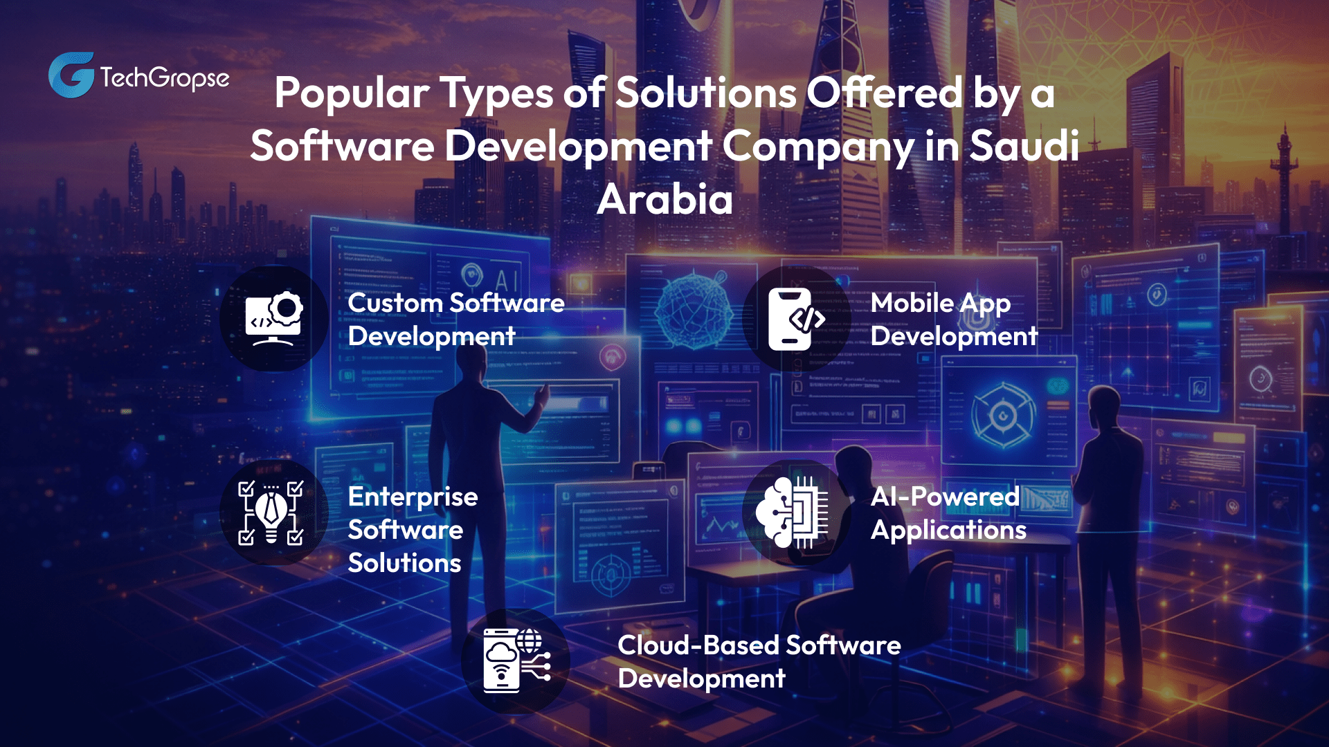 Popular Types of Solutions Offered by a Software Development Company in Saudi Arabia