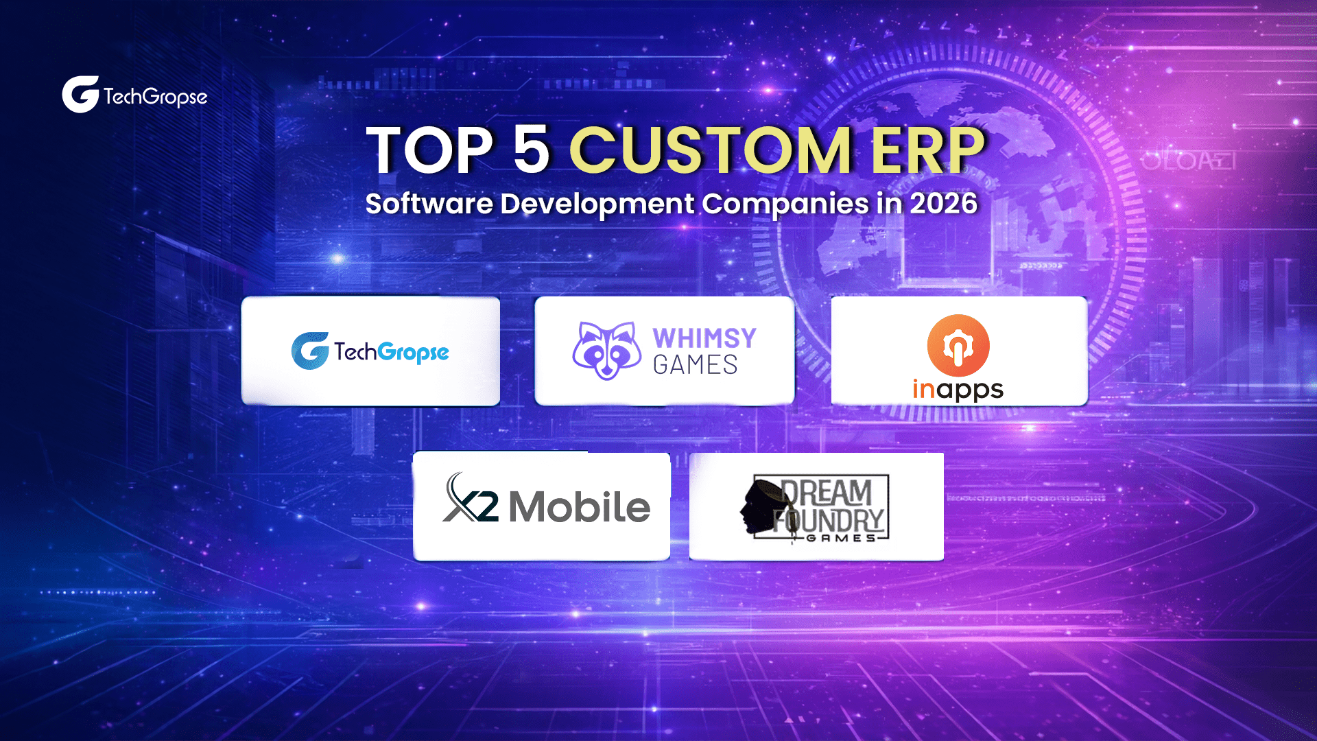 Top 5 Custom ERP Software Development Companies in 2026