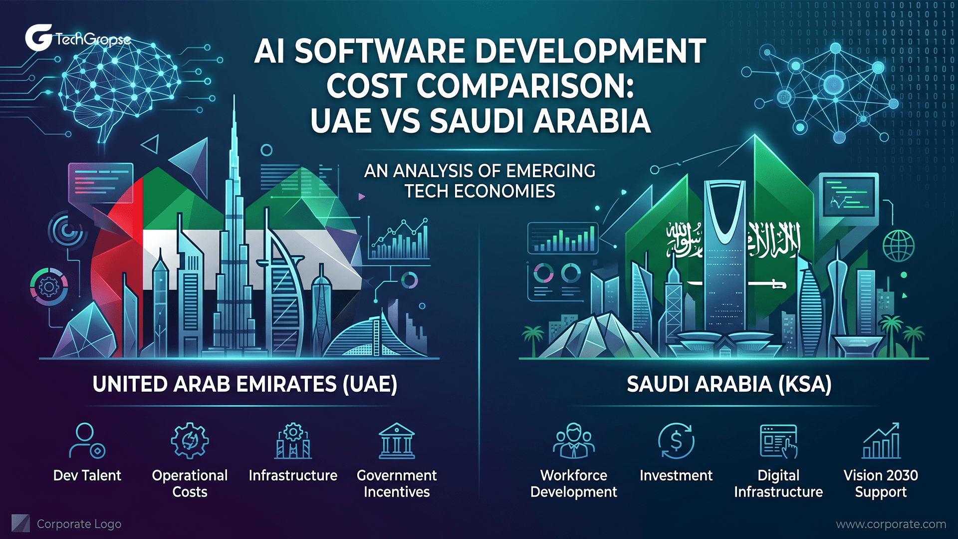 AI Software Development Cost Comparison UAE Vs Saudi Arabia