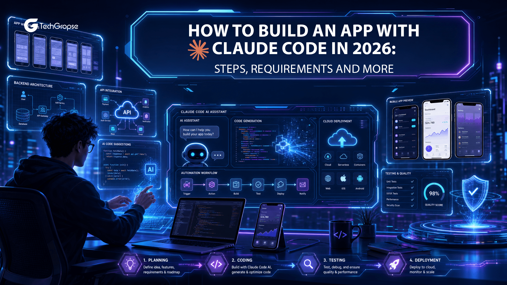 How to Build an App With Claude Code in 2026 Steps, Requirements and More