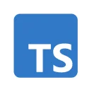 TypeScript logo for AI programming language