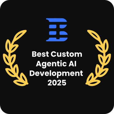 Award logo 1 for AI development company in USA