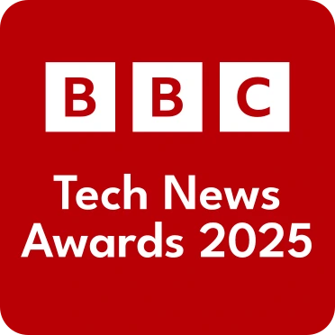 Award logo for AI development services